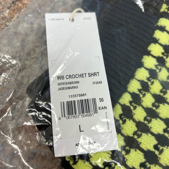 Adidas x Wales Bonner Patterned Drawstring 5” Shorts - Picture 5 of 6